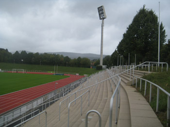 Das Parkstadion in Baunatal